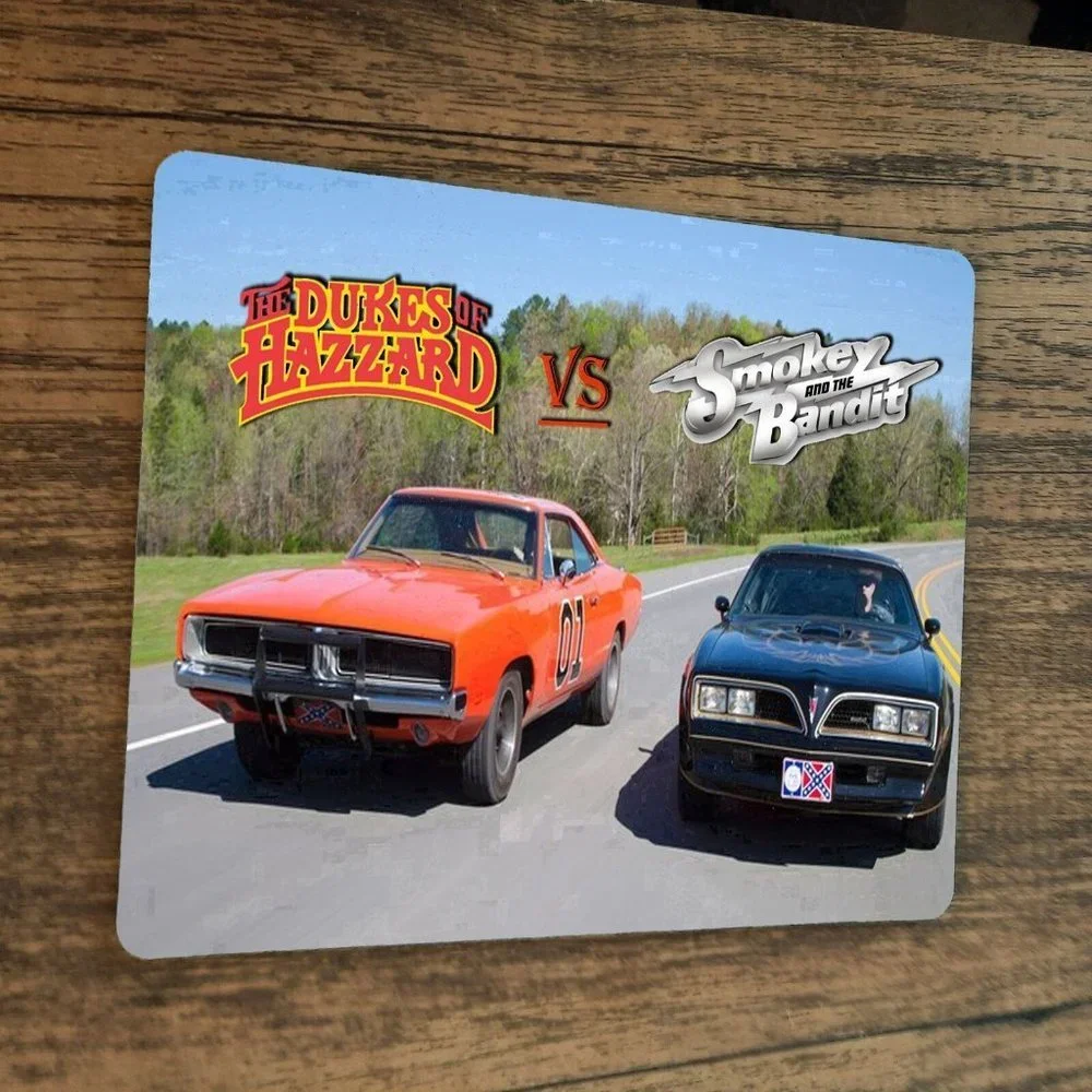 Dukes of Hazzard vs Smokey and the Bandit Mouse Pad‎